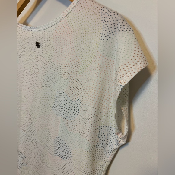 Prana | Short Sleeve Oversized Tee | White | Size X-Small - Picture 6 of 7